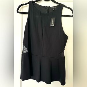 Express crewneck peplum